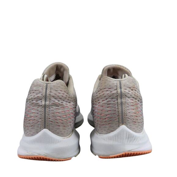 Nike Shoes Womens 9 Athletic Trainer Zoom Winflo 5 Running Comfort Grey Orange - Picture 6 of 14